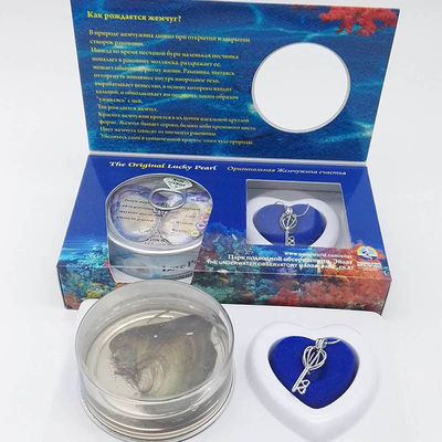 Custom Color Box Love Wish Pearl Necklace Gift Box With can Open Cage Pendant sending to everybody